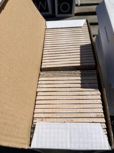 WOW Design Olive Green Glossy Ceramic Subway Wall Tiles, 2x4 inches, 5.3 sq. ft. per box