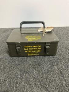 M39 Airflow Gas-Particulate Filter Tester, Magnehelic Gauge 0&ndash;6 in H2O, NSN 6680-00-436-4212