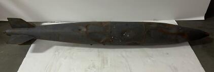 German SC 250 WWII Aerial Bomb, 550 lb, 76 in Length, 8.5 in Diameter