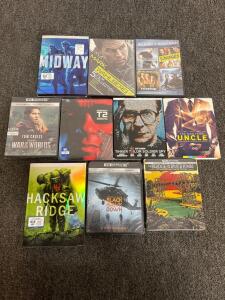 Variety 4k blue ray DVD bundle