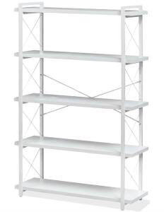 Bookshelf, 5-Tier Industrial Bookcase