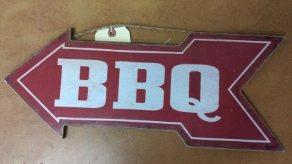 Wood BBQ Sign