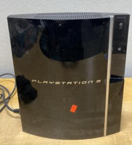 Sony PlayStation 3 CECHP01 160GB Console with Controller and Cables- ( Powers On )