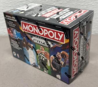 2024-25 Panini Monopoly Prizm NBA & Legends Booster Box, 24 Cards, 6 Packs, Factory Sealed