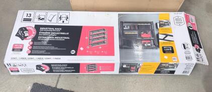 Gorilla Rack Industrial Steel Shelving, 4-Shelf, 77"x24"x72", 2,000 lb per Shelf, NSF, ITM 1600208