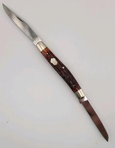 (1) Cattaraugus Cutlery Company CM-16 Hawbaker Muskrat Pocket Knife