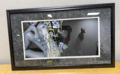 Paul Sloan "Violets Are Red III" 2001 Limited Edition 17/50 Signed Framed Art Print 21&rdquo;x35&rdquo;