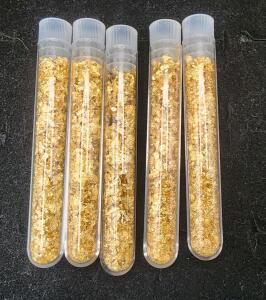 (5) Bottles of Gold Leaf / Flake Gold