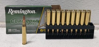(3) Remington Core-Lokt Tipped .30-06 Springfield 165gr Ammunition, 60 Rounds total