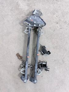 Round Bar Weight Distribution Hitch, 10,000 lbs GTW, 2-5/16" Ball, Brackets, Chains Included
