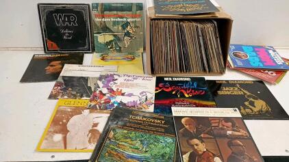 Large Lot of 55 Vintage Vinyl LPs: War, Neil Diamond, Jazz, Classical &ndash; 1960s&ndash;80s Collection