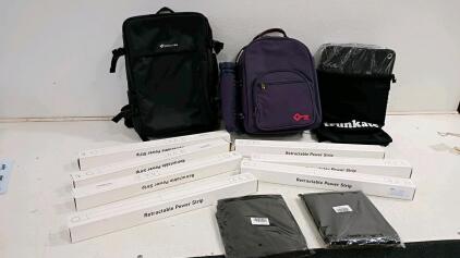 Kellyon Black Laptop Backpack with Padded Straps and Multiple Compartments