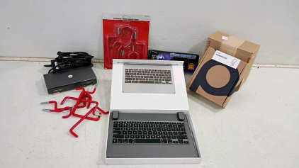 Poly Blackwire 5220 Headset, Dell Thunderbolt 3 Dock Pro, Wireless Keyboard, Red Hooks Lot