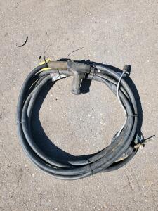 Dinse MIG Welding Gun & Cable, 15 ft, 250A, Ergonomic Grip, Gas Line, Dinse Connector