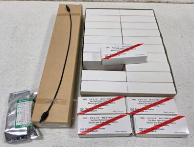 Red Streak 210/6 1/4" Staples, 100,000 Count, Compatible with Rapid 106 & 101 Staplers And More