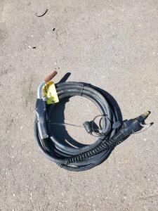 Profax 400 AMP MIG Welding Gun Assembly, 15 ft Cable, Ergonomic Handle, Air-Cooled
