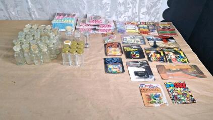(45) Vintage Gass Spice Jars & More