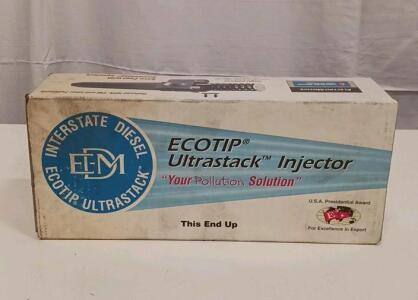 EMD ECOTIP Ultrastack Injector, Part #40100740, for 645 Series Engines, New OEM in Original Packaging