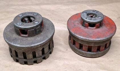 (1) RIDGID 3/8-Inch Pipe Die Head & (1) RIDGID 1/8-Inch Pipe Die Head