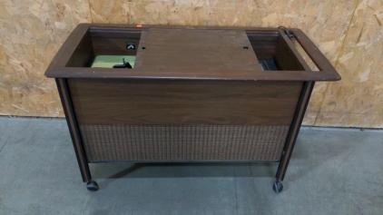 Vintage Rolling Console Stereo