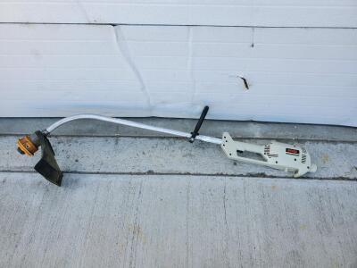 Ryobi Electric String Trimmer, Curved Shaft, 120V 4.0A, 13" Cutting Path, Lightweight, Beige