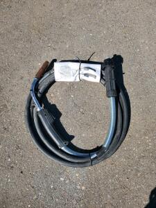 Lincoln Electric Magnum 400 MIG Welding Gun, 15 ft Cable, Air-Cooled, Euro Connector