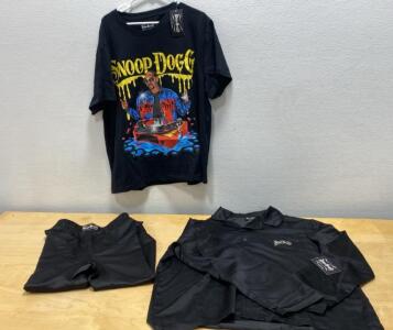 Do It Doggy Style - Dogg Supply by Snoop Dogg Pajama Set & Graphic Tee, XL/2XL, Black, New, Limited Release
