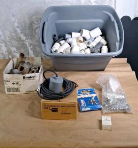 (1) SJE Pumpmaster SPDT Pump Switch & Assorted Pump Hardware