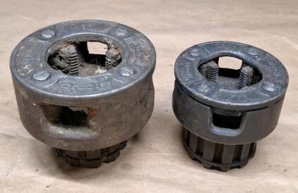 (1) RIDGID 1-Inch Pipe Die Head & (1) RIDGID 3/4-Inch Pipe Die Head