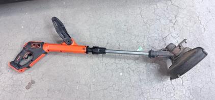 BLACK+DECKER 20V Cordless String Trimmer Edger, EasyFeed, 12" Cut, Adjustable Shaft