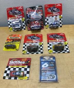 1:64 Racing Champions NASCAR Die-cast Cars (1994/2000), Matchbox Camaro, Exclusive Magnets, Carded