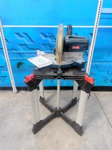 Ryobi TS1345L 10" Compound Miter Saw with Stand, 14 Amp Motor, Laser Alignment
