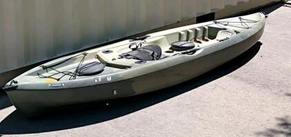 Lifetime Tamarack Angler 13T Tandem Sit-on-Top Kayak, 13 ft, 2+1 Seats, 500 lb Weight Capacity