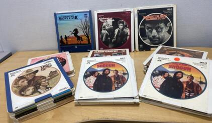 RCA SelectaVision CED VideoDiscs &ndash; Shogun, Raging Bull, Days of Heaven, Classic Movies Lot
