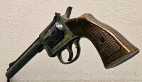 H&R Model 940 Revolver .22 LR, 9-Shot, 6" Barrel, Blued, Serial AT008889, Wood Grips, U.S.A. - 3