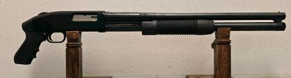 Mossberg 500A 12 Gauge Pump-Action Shotgun, 20" Barrel, Pistol Grip, Serial T140076