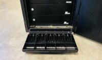 AMSEC Deposit Safe, 8 Locking Drawers, Drop Slot, ESL Audit Electronic Lock, Serial 02777888 (has Key and Code) 20"x20"x 54.5" - 4