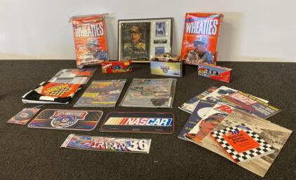 NASCAR 50th Anniversary Dale Earnhardt: Die-Casts, Wheaties Boxes, Plaque, & More 20+ Items
