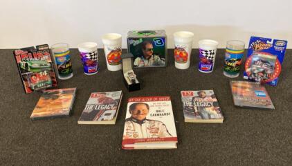 Dale Earnhardt NASCAR Collectibles: Diecasts, Watch, Lunchbox, Glasses, Books, DVDs & More