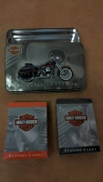 Unopened Vintage Harley-Davidson Cards w/Storage Tin