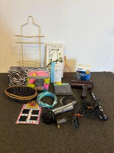 Large Mixed Lot - Conair Foam Curlers, Equate Hair Regrowth, Hair Dryers, Accessories & More