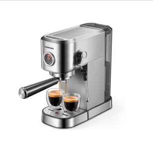 iHOMEEKEE CM5200US Espresso Machine, 15 Bar Pump, 1350W, Stainless Steel