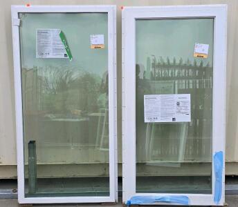 Cascade Fixed Vinyl Windows, Double-Pane, Argon-Filled, Low-E Glass, White Frames