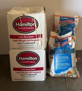 Hamilton Lite Red Dot Joint Compound (7 gal) & MAPEI Ultracolor Plus FA Grout (50 lb), Bulk Lot