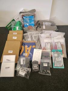 Bulk Lot: Mixed New Tech Accessories, Decor, Auto Parts, Event & Baking Supplies (25+ Items)