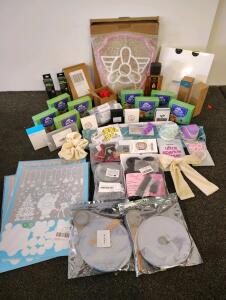 Mixed Lot &ndash; 40+ Beauty, Craft, and Household Items w/ Yankee Candle Melts, Nail, & Holiday Supplies