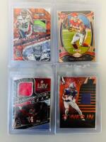 NFL Rookie & Patch Card Lot - 2020 Panini Select, Prizm, Obsidian - Serial #, RC, Relics, Akers Swift, Sammy Watkins, Tyler Lockett and More Stars - 11