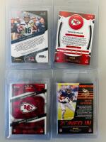 NFL Rookie & Patch Card Lot - 2020 Panini Select, Prizm, Obsidian - Serial #, RC, Relics, Akers Swift, Sammy Watkins, Tyler Lockett and More Stars - 12