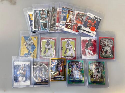 2020 Panini NFL Rookie Memorabilia Lot: Jeudy, Swift, Aiyuk, Kupp, Higgins Relic Cards and Many More Stars