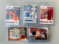 2020 Panini NFL Rookie Memorabilia Lot: Jeudy, Swift, Aiyuk, Kupp, Higgins Relic Cards and Many More Stars - 8